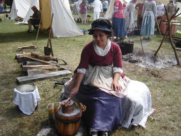 Making ice cream the 18th Century way!