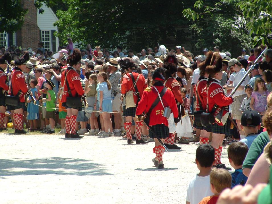 Highlanders at the ready